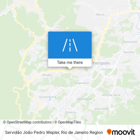 Servidão João Pedro Wepler map