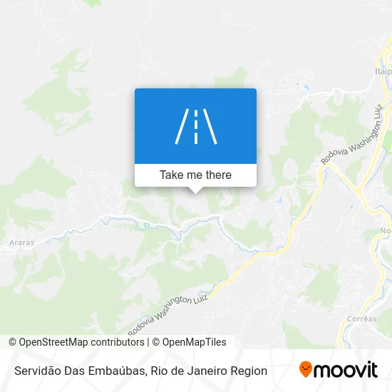 Servidão Das Embaúbas map