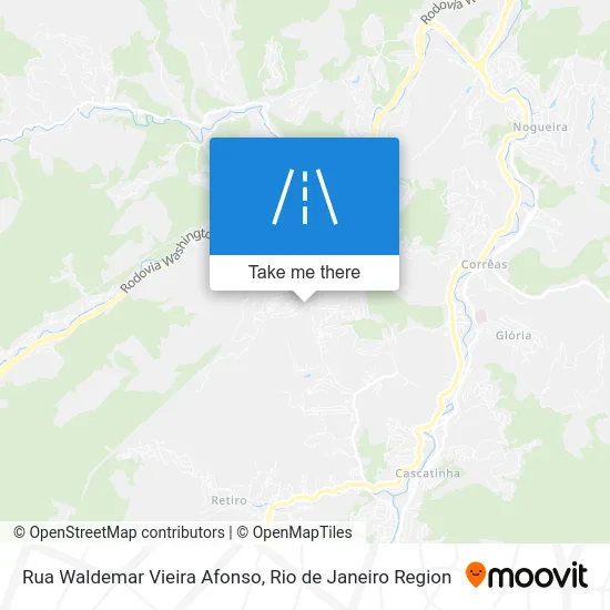 Rua Waldemar Vieira Afonso map