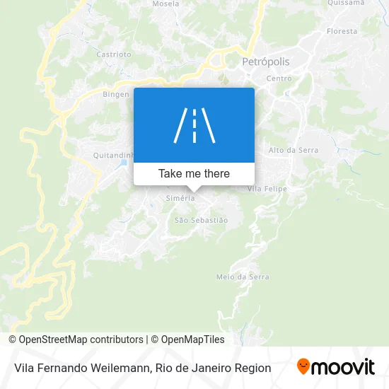 Vila Fernando Weilemann map