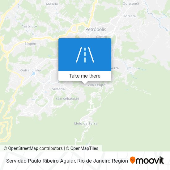 Servidão Paulo Ribeiro Aguiar map