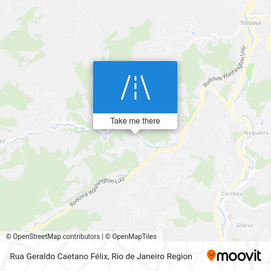 Rua Geraldo Caetano Félix map