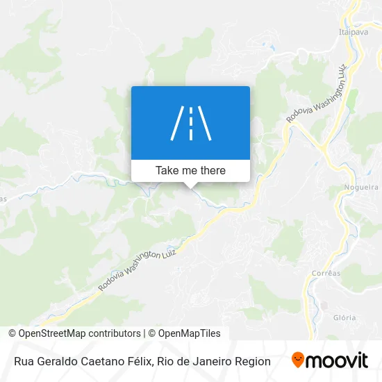 Rua Geraldo Caetano Félix map