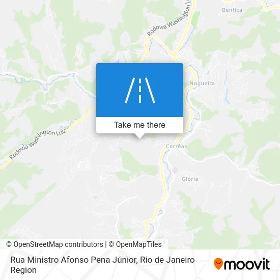 Rua Ministro Afonso Pena Júnior map