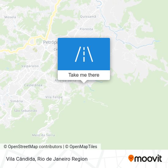 Vila Cândida map