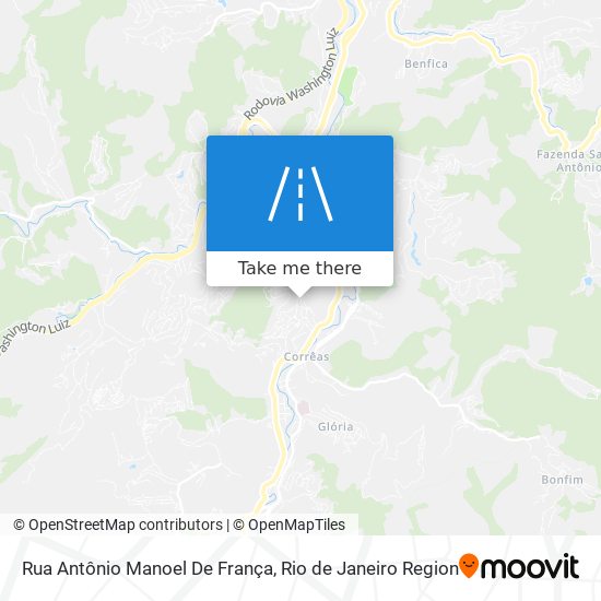 Mapa Rua Antônio Manoel De França