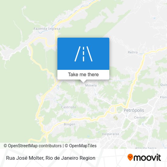 Rua José Molter map