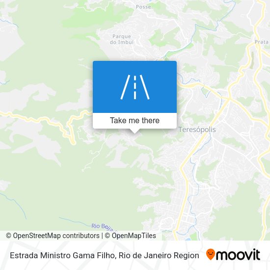 Estrada Ministro Gama Filho map
