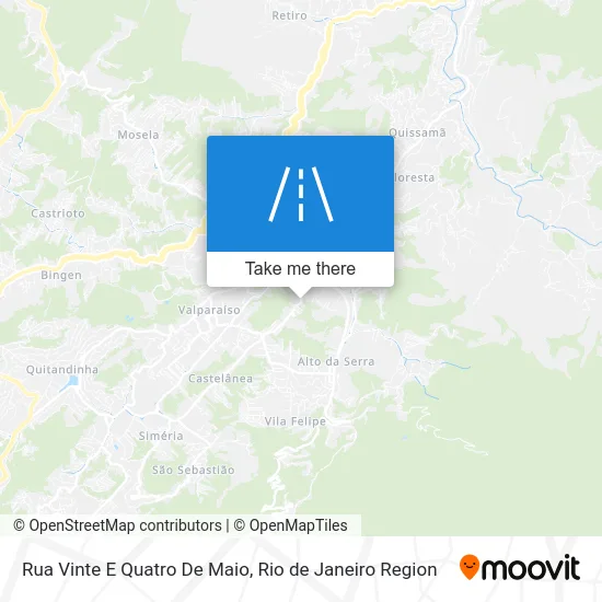 Rua Vinte E Quatro De Maio map