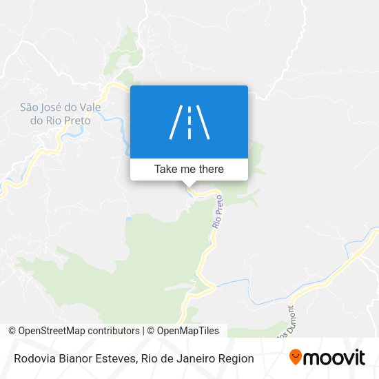 Rodovia Bianor Esteves map