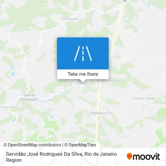 Servidão José Rodrigues Da Silva map