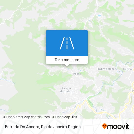 Mapa Estrada Da Ancora