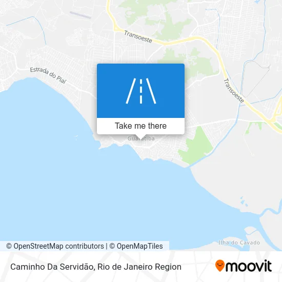 Caminho Da Servidão map