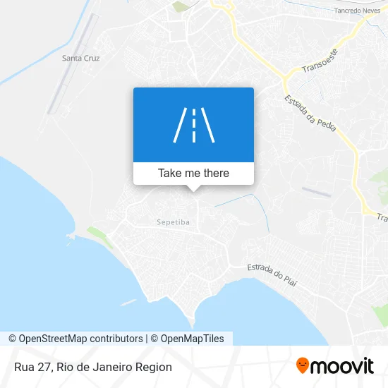 Rua 27 map