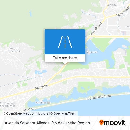 Avenida Salvador Allende map