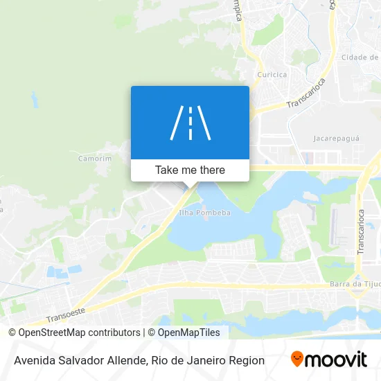 Avenida Salvador Allende map