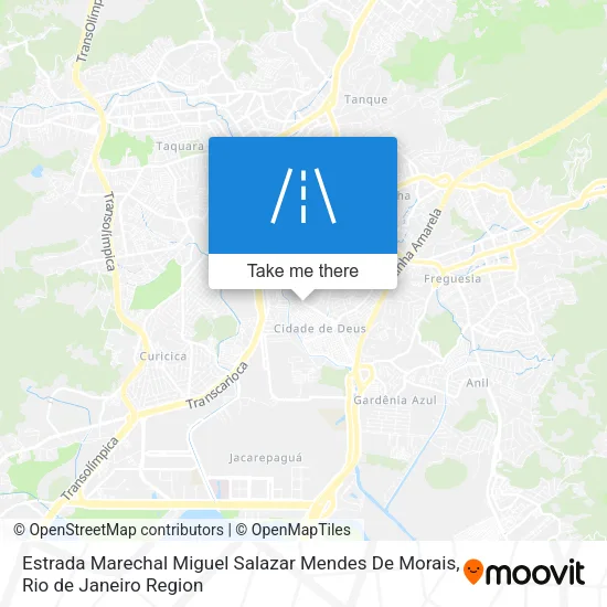 Estrada Marechal Miguel Salazar Mendes De Morais map
