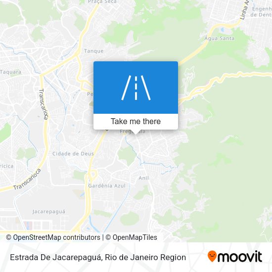 Estrada De Jacarepaguá map