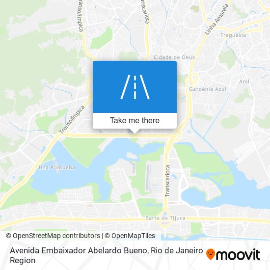 Mapa Avenida Embaixador Abelardo Bueno