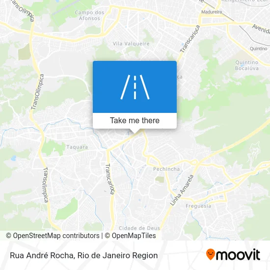 Rua André Rocha map