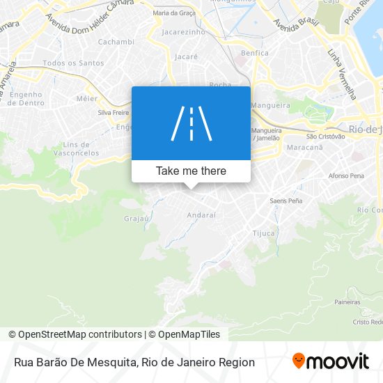 Mapa Rua Barão De Mesquita