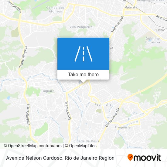 Avenida Nelson Cardoso map