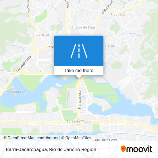 Barra-Jacarepaguá map