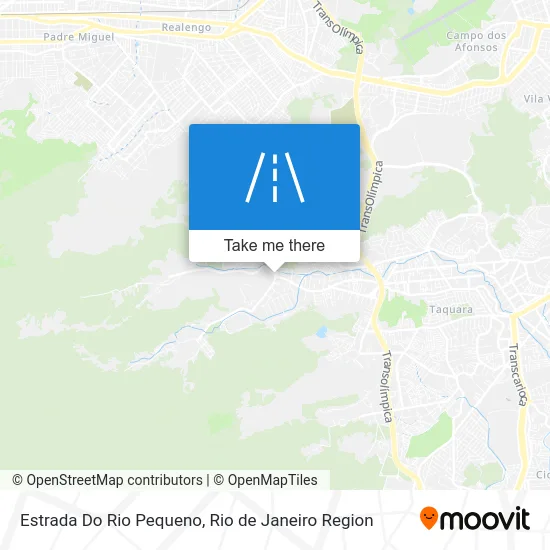 Estrada Do Rio Pequeno map