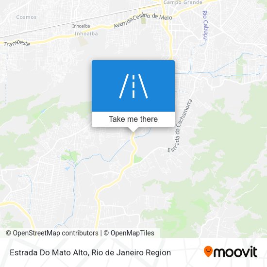 Estrada Do Mato Alto map