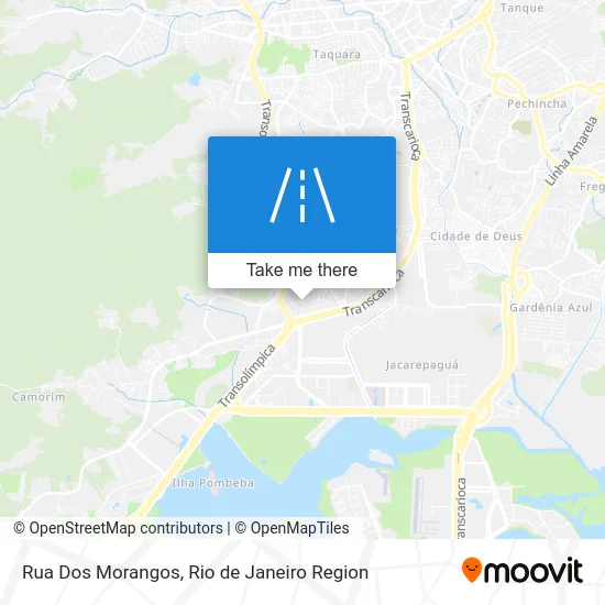 Rua Dos Morangos map