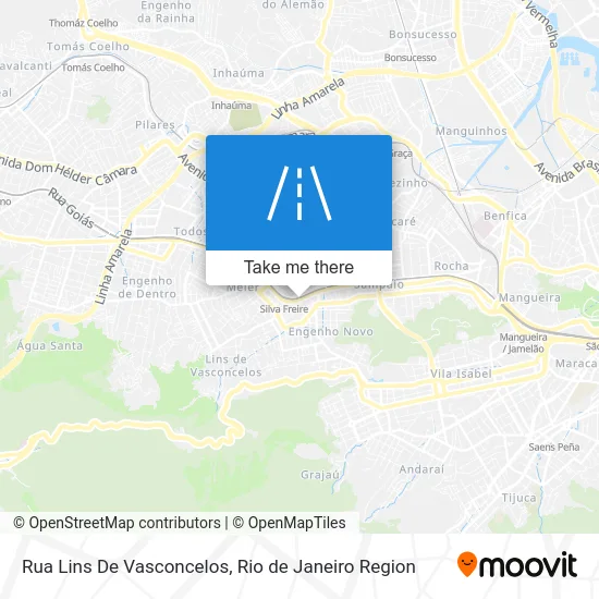 Rua Lins De Vasconcelos map
