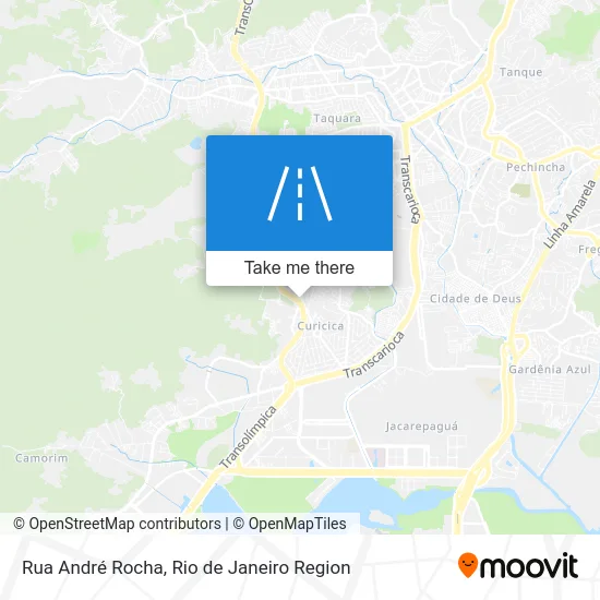 Rua André Rocha map