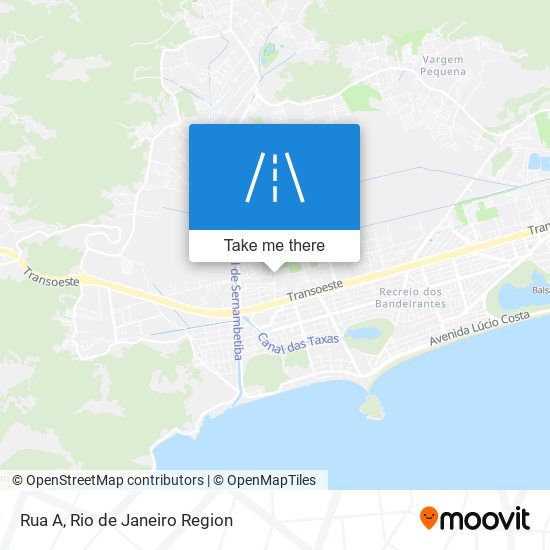 Mapa Rua A