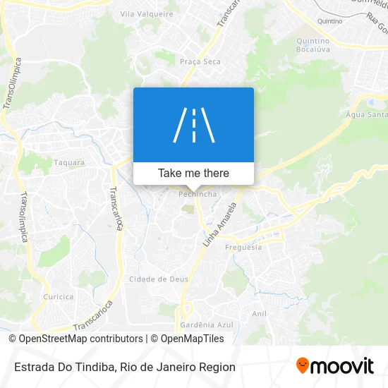 Estrada Do Tindiba map