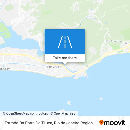 Estrada Da Barra Da Tijuca map