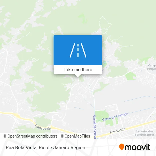 Rua Bela Vista map