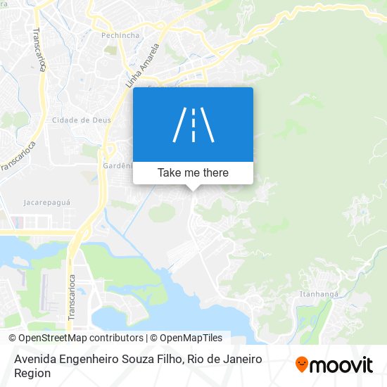 Mapa Avenida Engenheiro Souza Filho