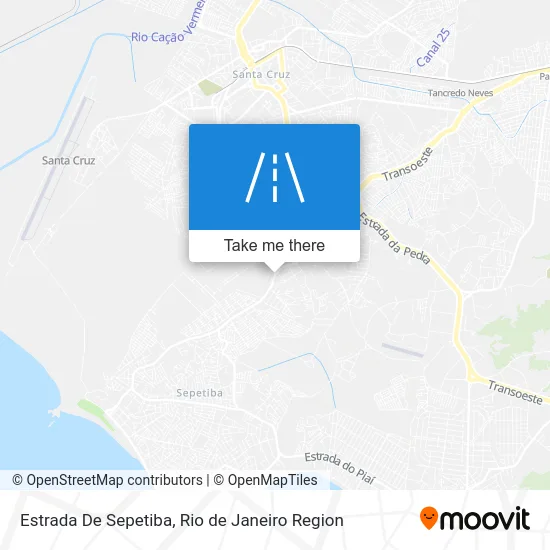 Estrada De Sepetiba map