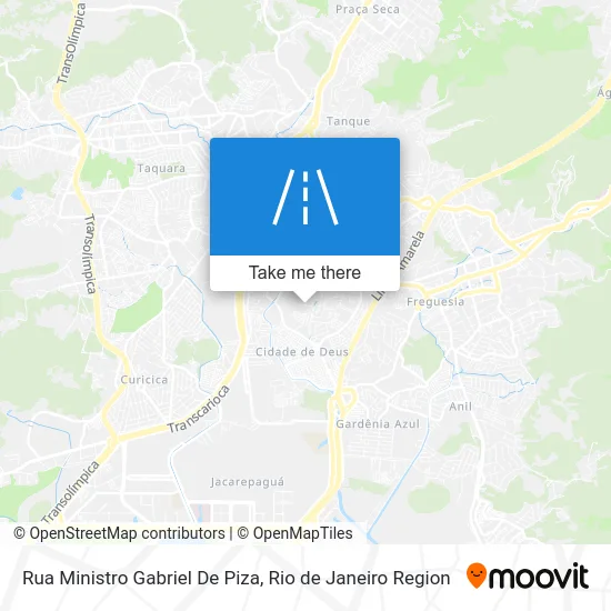 Rua Ministro Gabriel De Piza map