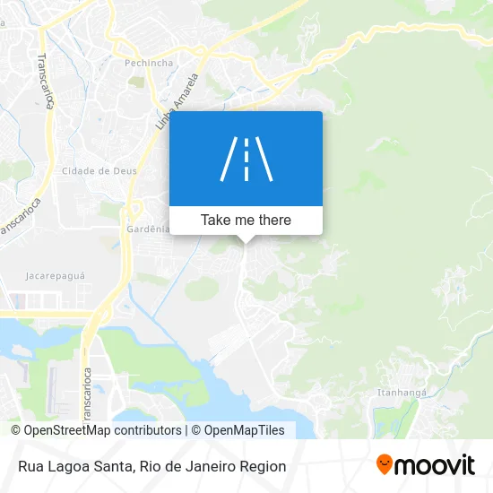 Rua Lagoa Santa map