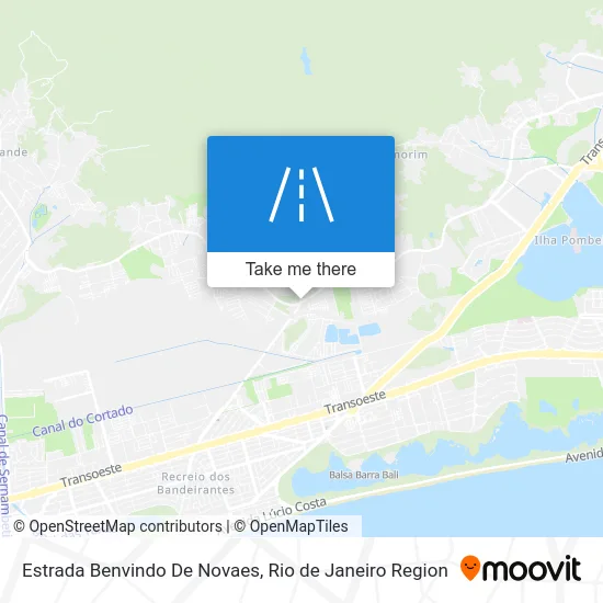 Estrada Benvindo De Novaes map