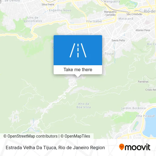 Estrada Velha Da Tijuca map