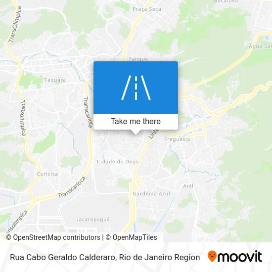Rua Cabo Geraldo Calderaro map