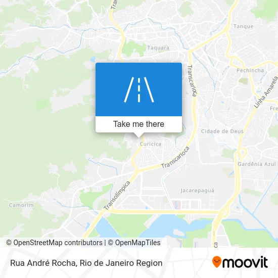 Rua André Rocha map