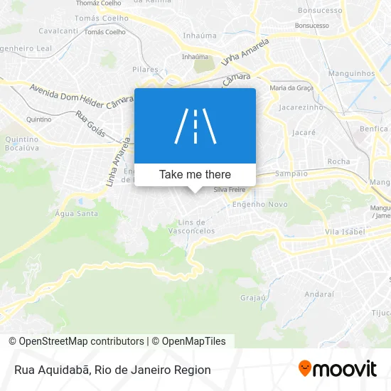 Rua Aquidabã map