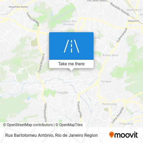 Rua Bartolomeu Antônio map