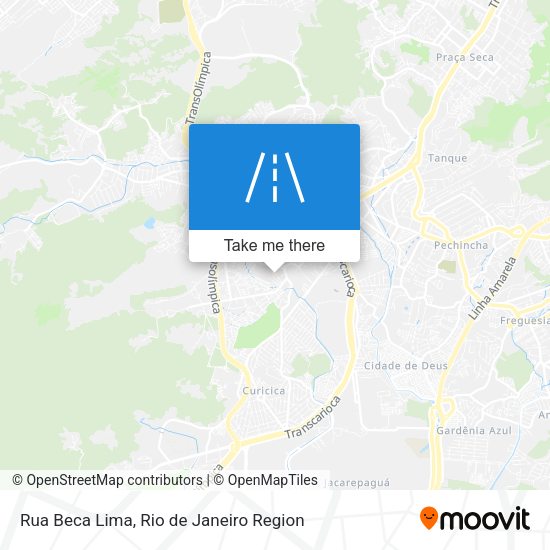 Rua Beca Lima map