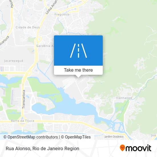 Rua Alonso map