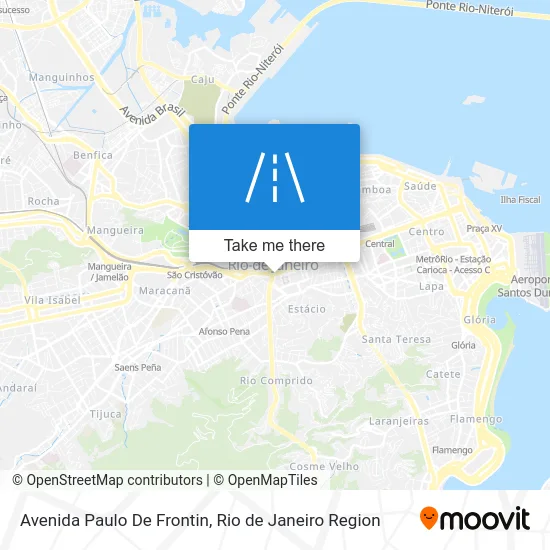 Avenida Paulo De Frontin map