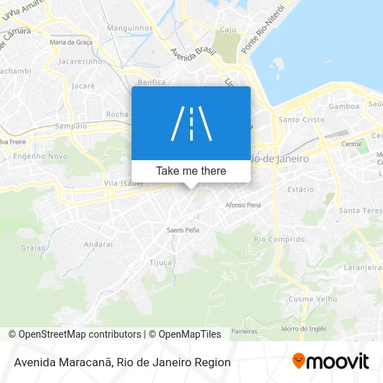 Avenida Maracanã map